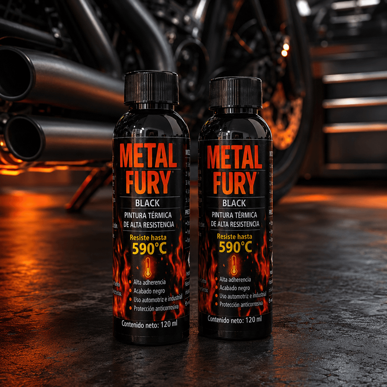 Metal Fury Black presentación individual